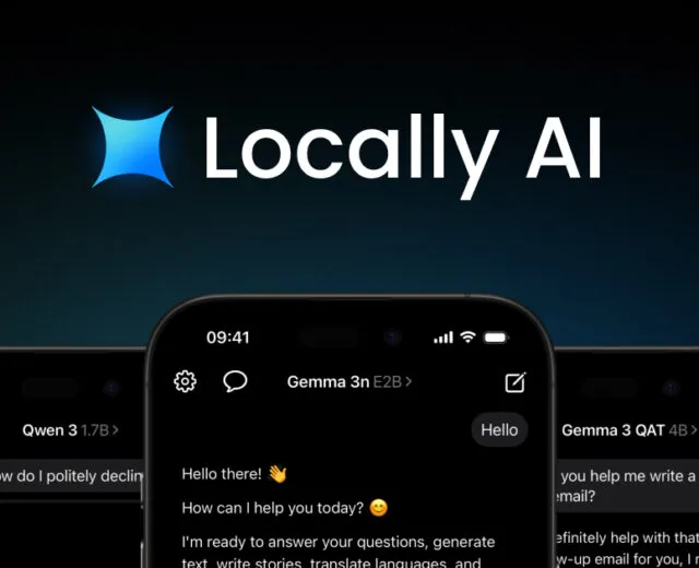 Locally AI : un LLM dans la poche, sans cloud, sans compte