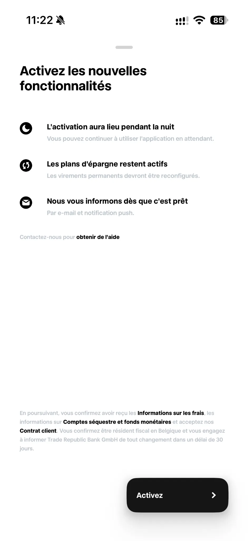 Trade Republic annonce une activation pendant la nuit, des plans d’épargne maintenus et des virements permanents à reconfigurer.